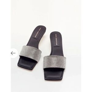 Good American KickStand SLIDE Women's Size 9 Black Diamond